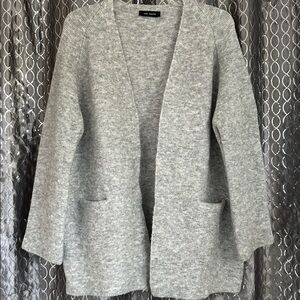 Cop. Copine Luxury Marled Oversized Open Front Long Sleeve Sweater Cardigan Sz S